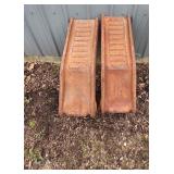 YD 2pcs car ramps metal 12x36x12 heavy duty ramps