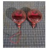 L3 2pcs red lights 6inch