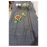 YD 5 pcs metal yard art 52 inch