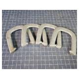 Q3 4pc Kent Aluminum Horse Shoes