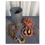 G2 3 pc Chain with hook 20ft extension cord