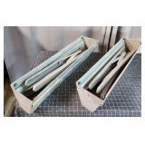 C2 pair sheet steel saw horses folding