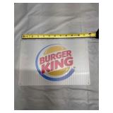 I2 Metal Sign 12 X 8 Burger king