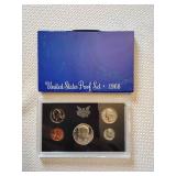 LB 1968 proof set 40% silver half Silver