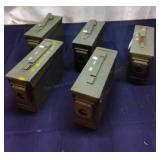H2 5Pc 30 Cal Ammo can Military