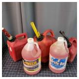 E3 5pc Antifreeze Gas Cans coolant
