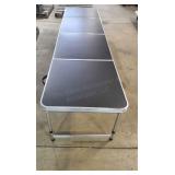 J3 portable table 8 foot with handles for carrying