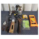 G3 paint gun panel lifter pipe wrench c clamps air