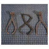 T1 3pcs ice tongs 12inch