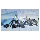 E Serving Utensils Metal and Plastic Flipper Spatu