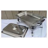 D Full Size 2 Burner Chafer With 2 inserts and Bur