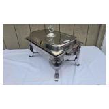 D Full Size 2 Burner Chafer With 2 inserts and Bur