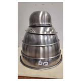 A 5 Stainless Steel Bowls 8