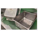 A 3pc Half Size Stainless Steel Hotel Food Pans 6