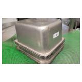 A 5pc Half Size Stainless Steel Hotel Food Pans 6