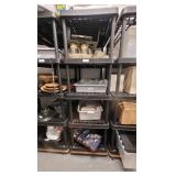 B 5 Shelf Plastic Storage S 77inches High, 3ft lon