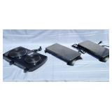 E 3pc Toastress Food Warming Trays Hot Plates