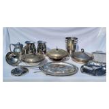 E Round Chafing Pans with lids Pitchers Trays