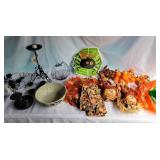 G Halloween Thanksgiving Table Decor Cloth Napkins