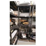 B 5 Shelf Plastic Storage S 77inches High, 3ft lon