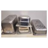 A 4pc Stainless Steel Hotel Food Insert Pans All 6