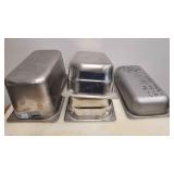 A 4pc Stainless Steel Hotel Food Insert Pans All 6