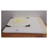 A 3 Cutting Boards 18x24in, 15x20in 14x10in.