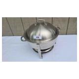 D 12in Round Stainless Stee With 1 insert, 1 burne