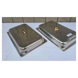 D Full Size Catering Lids w with Brass Handles