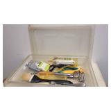 A 17pc Cambro 12x18x3.5in Food c and Several peele