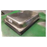 A 4pc Full Size Stainless Steel Hotel Food Pans 2.