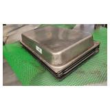 A 6pc Full Size Stainless Steel Hotel Food Pans 2.