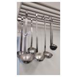 A 7pc Stainless Steel Ladles 1 8oz, 3 6oz, 1 4oz,