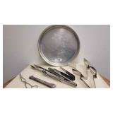 A 8pc 15in x 1.5in pan 7 Variety Tongs