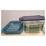 A 7pc 9x13in Oven Casserole Dis Anchor Hocking, Py