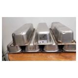 A 7pc Stainless Steel Hotel Food Insert Pans 6x20i