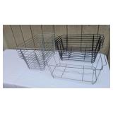 D 10pc Full Size Chafing Pan Sta 4 Black, 6 Silver