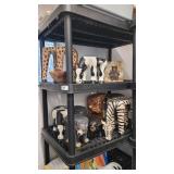 B Animal Dish Pedestals Giraffe, 2 Cows, 4 bears,