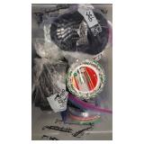 B 2 Totes. 1 with Disposabl Mostly wood serving sp