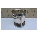 D 11in Round Stainless Stee With 1 insert with lid