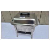 D Half Size Stainless Steel With 2 Inserts, 1 burn