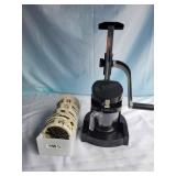 G Le Presse Vegetable Chopper with attachments