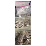 B Large Quantity Stainless 2 Totes, 2 Bags 1 bag s
