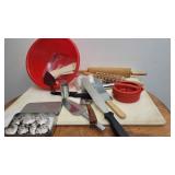 A Baking Supplies 2 Wood rolling pins. 10In Vegeta