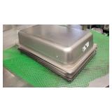 A 5pc Full Size Stainless Steel Hotel Food Pans 4i