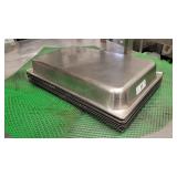 A 8pc Full Size Stainless Steel Hotel Food Pans 2.