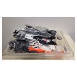 A Cambro 12x18x3.5in Food c Plastic Serving forks