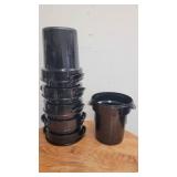 A 6pc Rubermade 4 quart Poly Ve