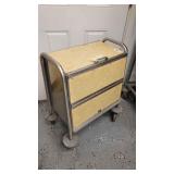 A Stainless Steel Dish Cart Plates Not included 30