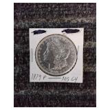 LB Morgan dollar 1879 P Silver